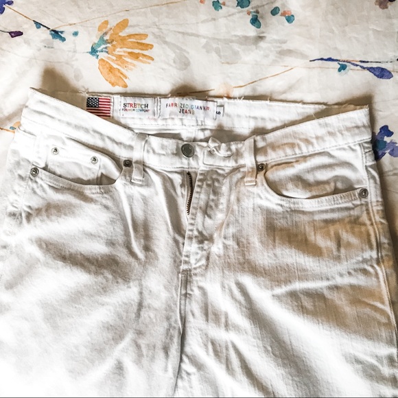 Fabrizio Gianni Stretch White Jeans - Picture 4 of 4